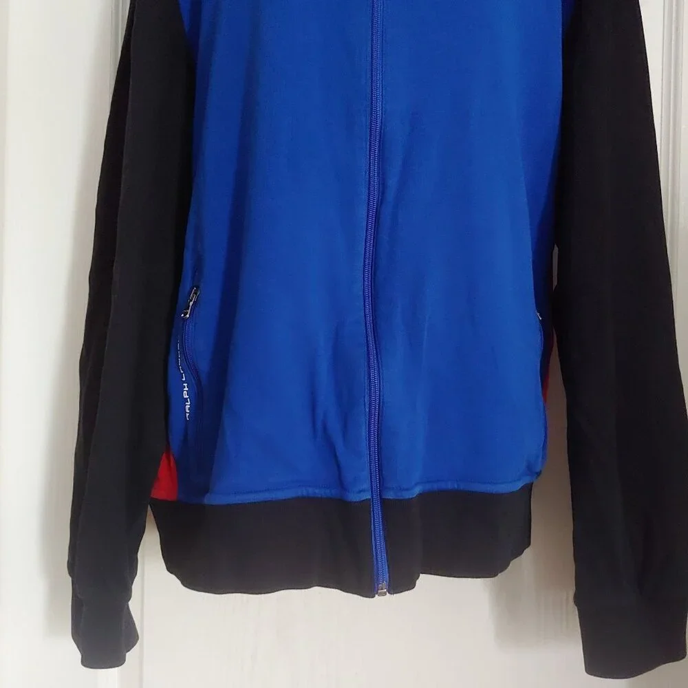 Ralph Lauren Polo Mens Zip Sweat XXL Jacket Logo Zip Pockets - Picture 4 of 10